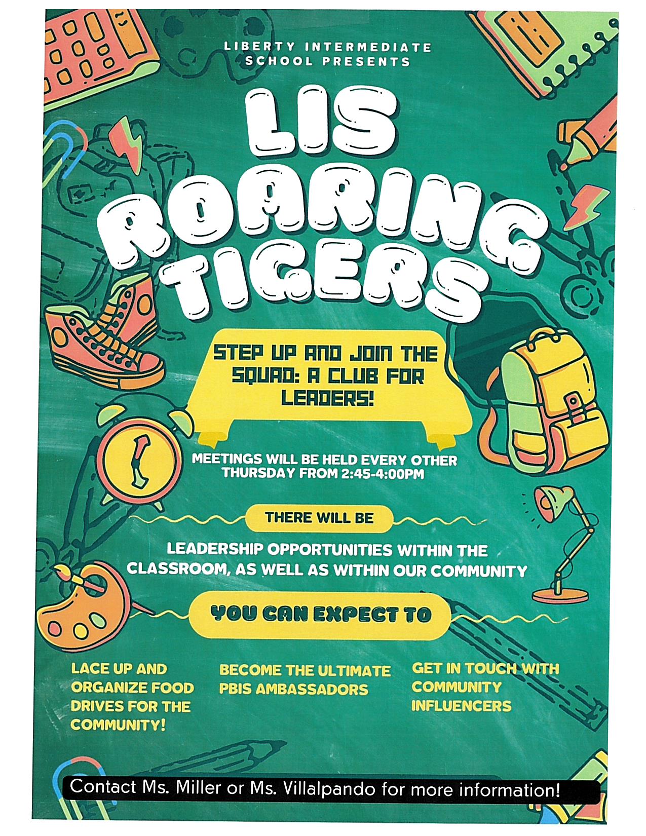 Liberty Intermediate Roaring Tigers